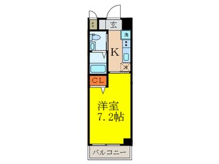 ドゥーエ江坂Ⅱの物件間取画像
